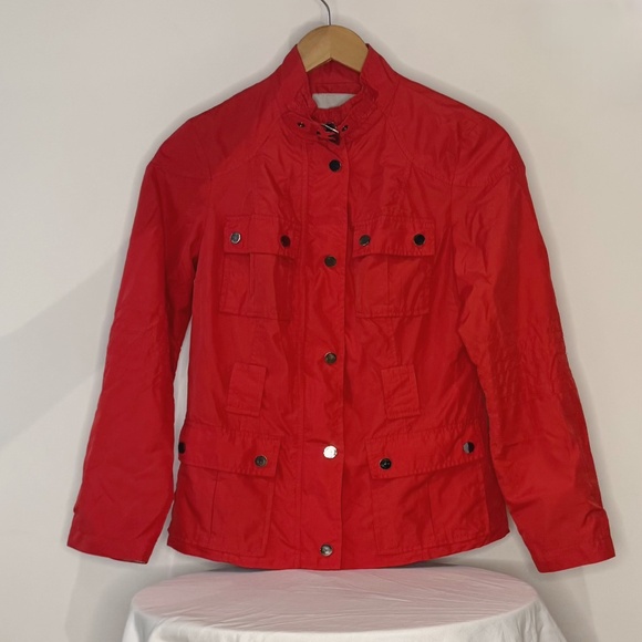 Zara Utility Jacket – Red-Orange, Size S - Picture 1 of 4